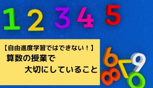 【自由進度学習ではできない！】算数の問題解決型授業で大切にしていること